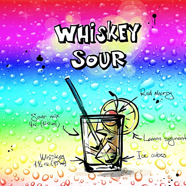 WHISKEY SOUR COCKTAIL_OSG by One Simple Gallery